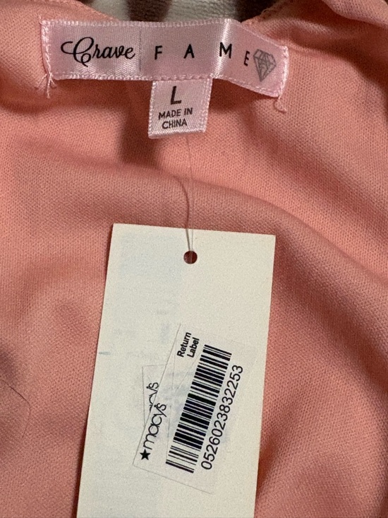 Crave Fame Pink Spaghetti Strap Cami Top - Picture 3 of 3